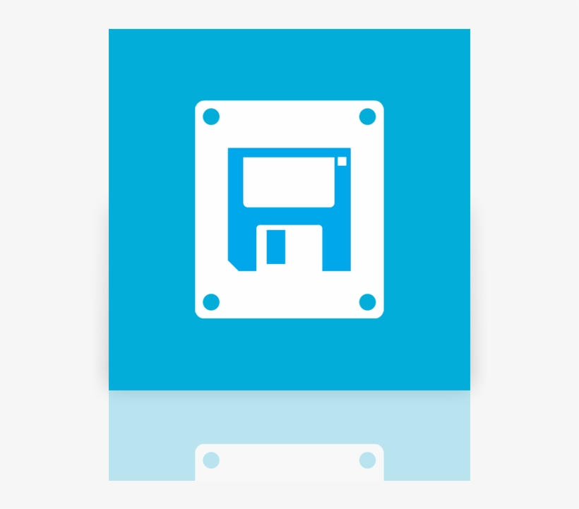 Floppy, Mirror, Drive Icon - Icon, transparent png download