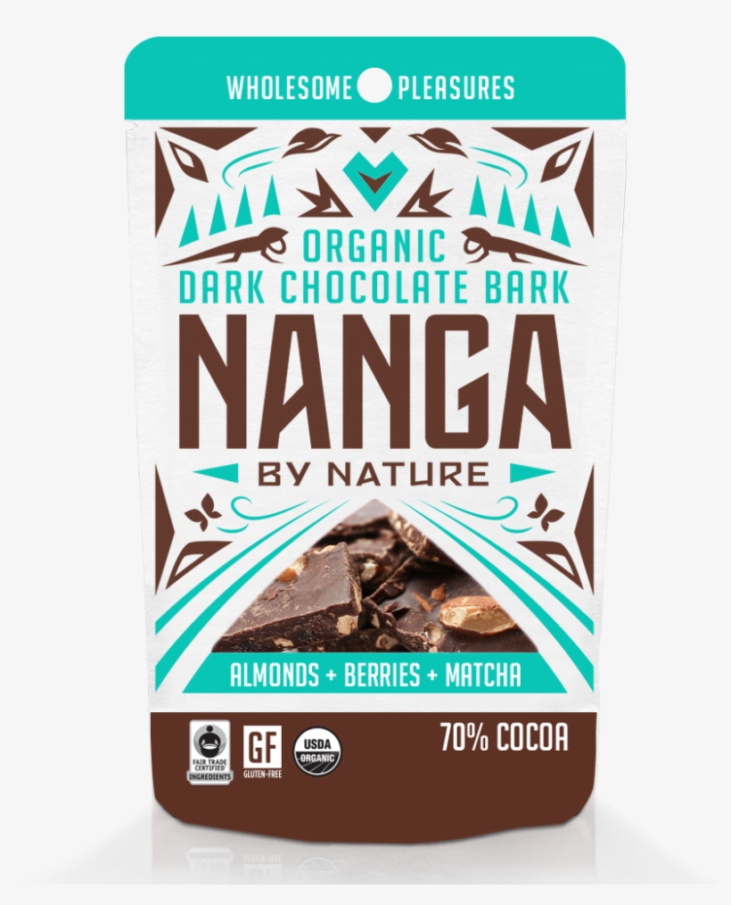 Dark Chocolate Almond Bark With Matcha Green Tea And - Chocolate, transparent png download