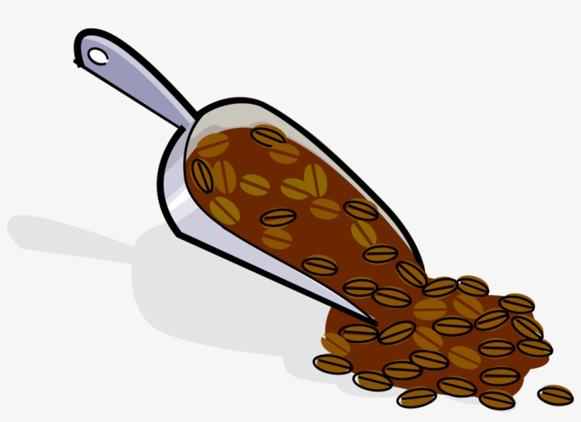 Vector Illustration Of Coffee Bean Seed Of The Coffee - Coffee Beans Clipart, transparent png download