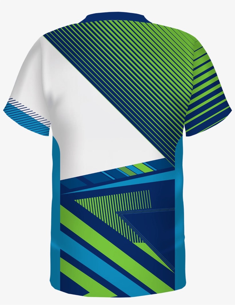 Custom Team Soccer Jersey Diagonal Lines - Active Shirt, transparent png download