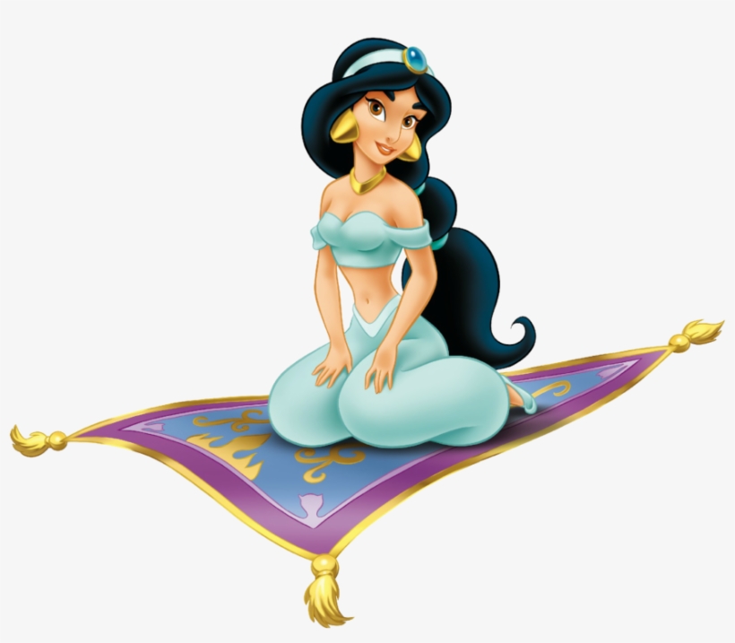 Aladdin Jasmine 2 Png - Princess Jasmine On Carpet, transparent png download