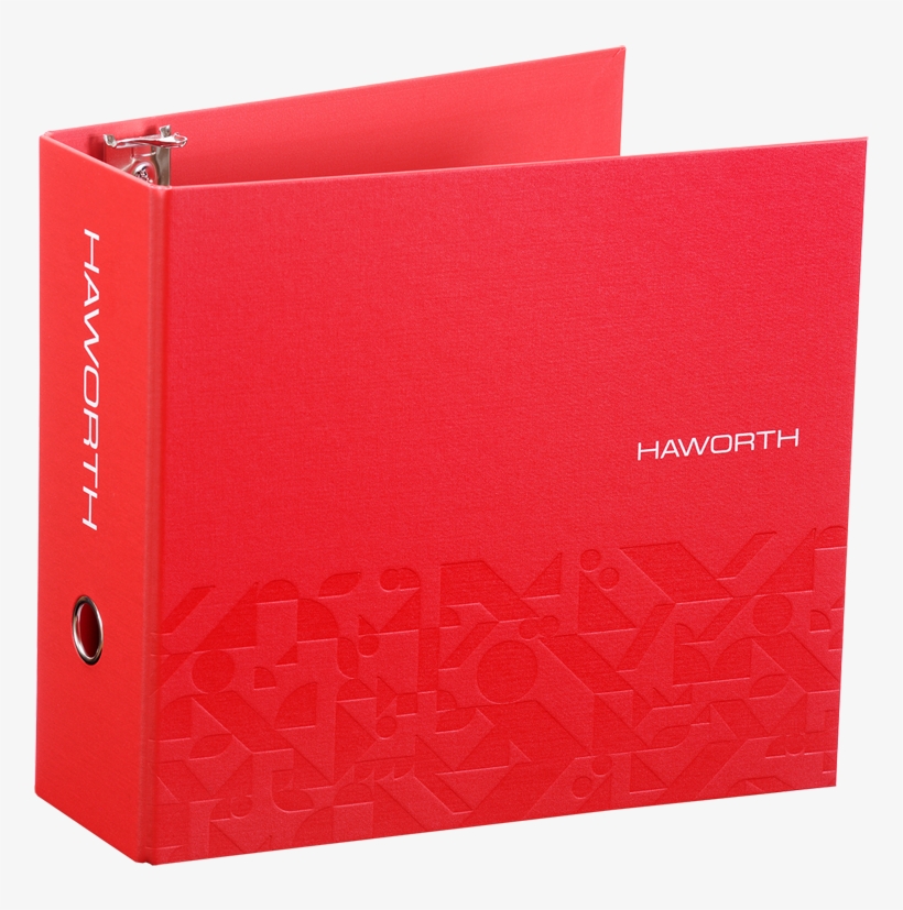 Cloth Binder With Foil Stamping And Debossing For Haworth - Paper, transparent png download