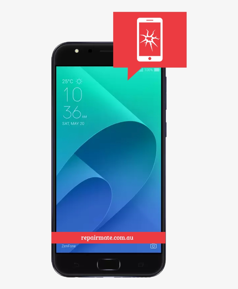 Asus Zenfone Cracked Screen Asus Zenfone 4 Selfie Pro - Asus Zenfone Live Png, transparent png download