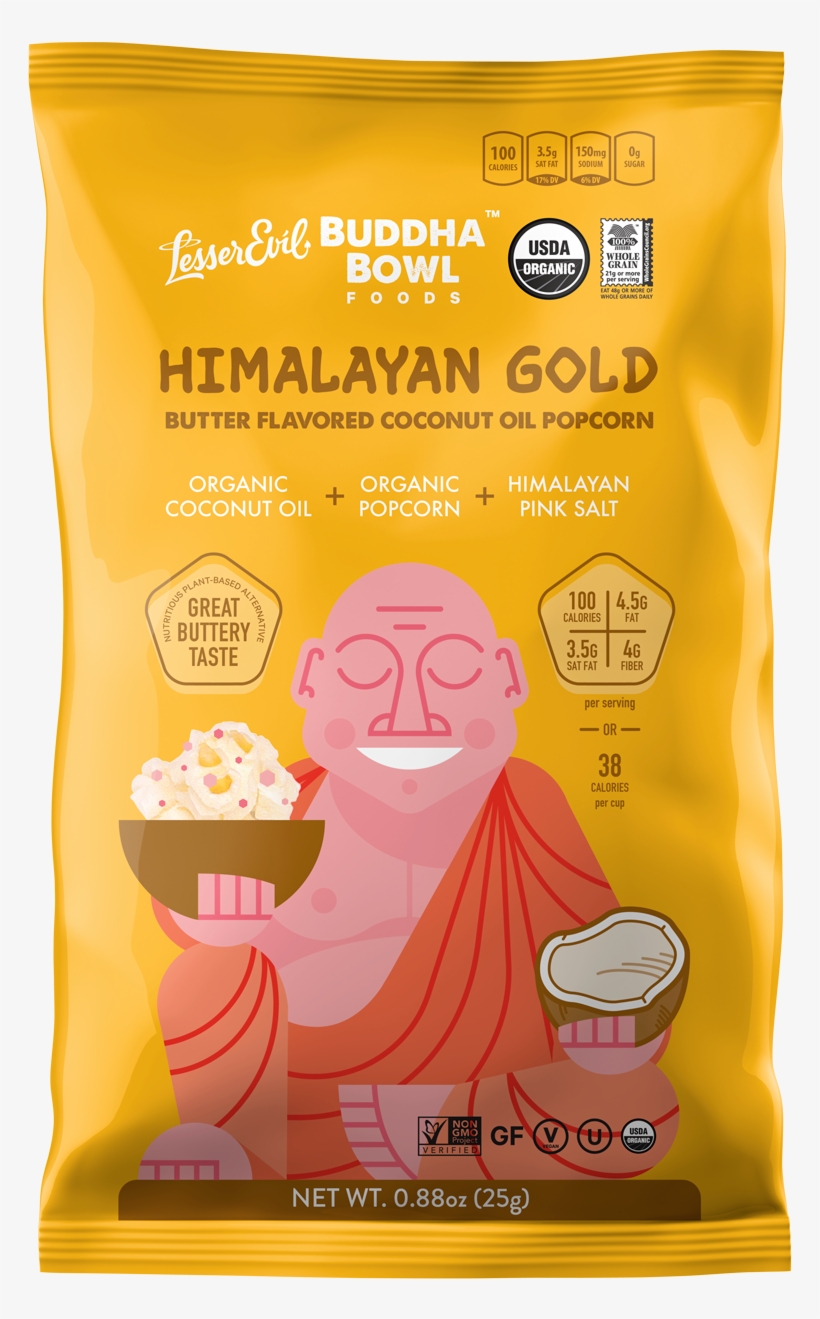 Buddha Bowl Himalayan Gold - Lesser Evil Himalayan Gold PNG Image ...