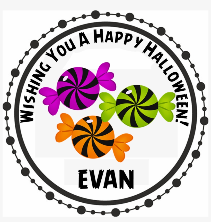 Halloween Candy Stickers - Fox Baby Shower, transparent png download