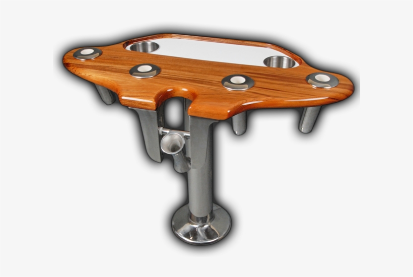 Release Marine Launcher 4 Hole Teak Gimbal - Wood, transparent png download