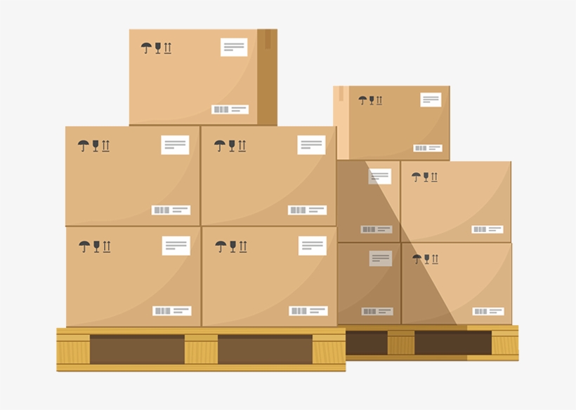 3 - - Boxes Pallet, transparent png download