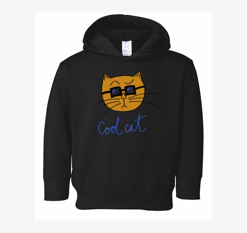 Cool Cat - Sweatshirt, transparent png download