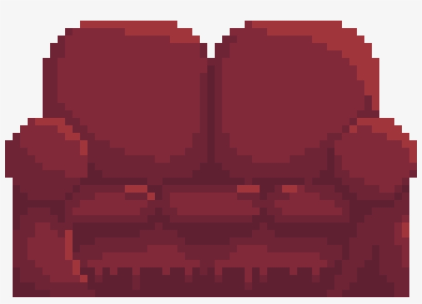 [oc] An Old Sofa For A Bar - Illustration, transparent png download