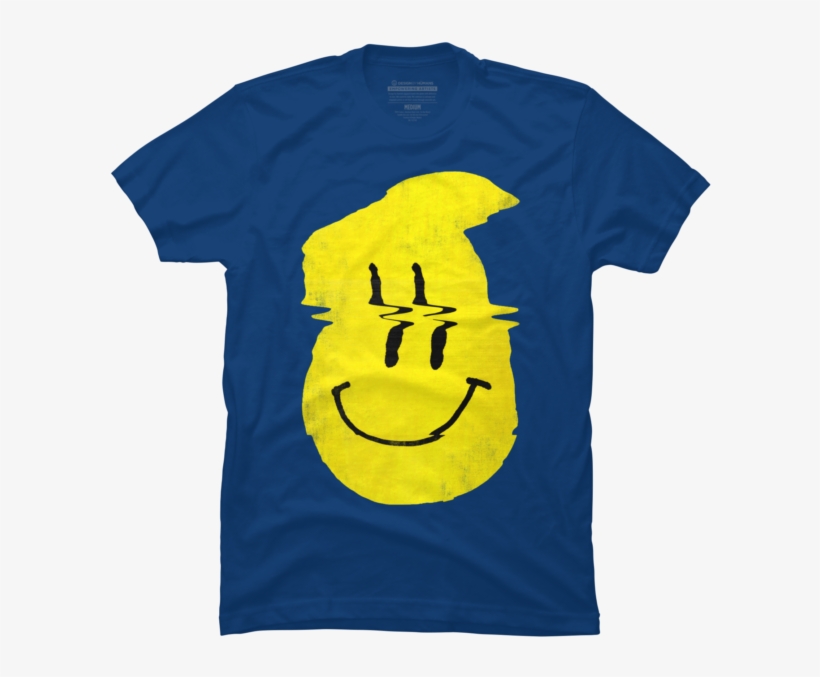 Glitch Smiley - T-shirt, transparent png download