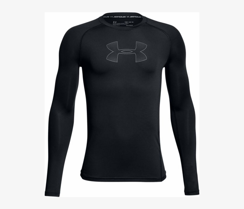 Under Armour Youth Heatgear Armour Long Sleeve T Shirt - John Smedley Black Jumper Lundy, transparent png download