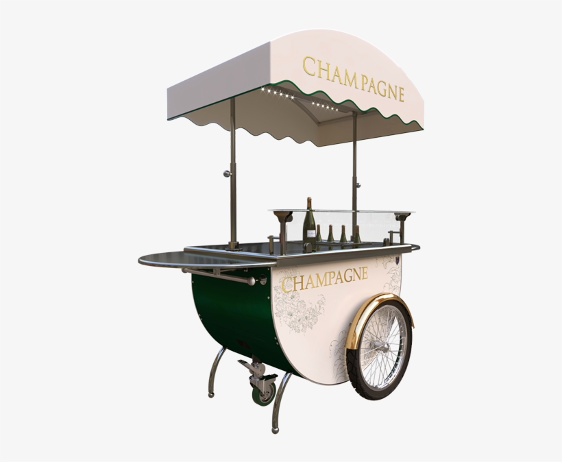 Champagne Cart - Cart, transparent png download