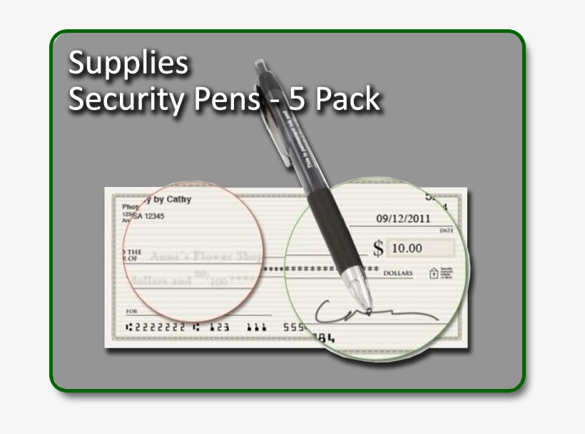 Security Pens Used With Point Of Sale Systems And Software - Putter, transparent png download