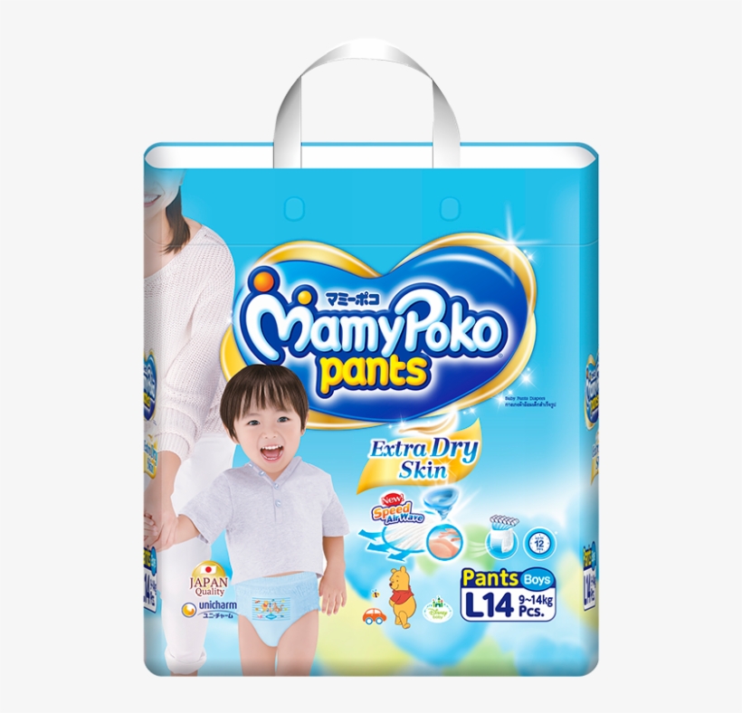 Mamypoko Pants Extra Dry Skin / Size L / Boy - Mamy Poko Extra Dry Xxl, transparent png download