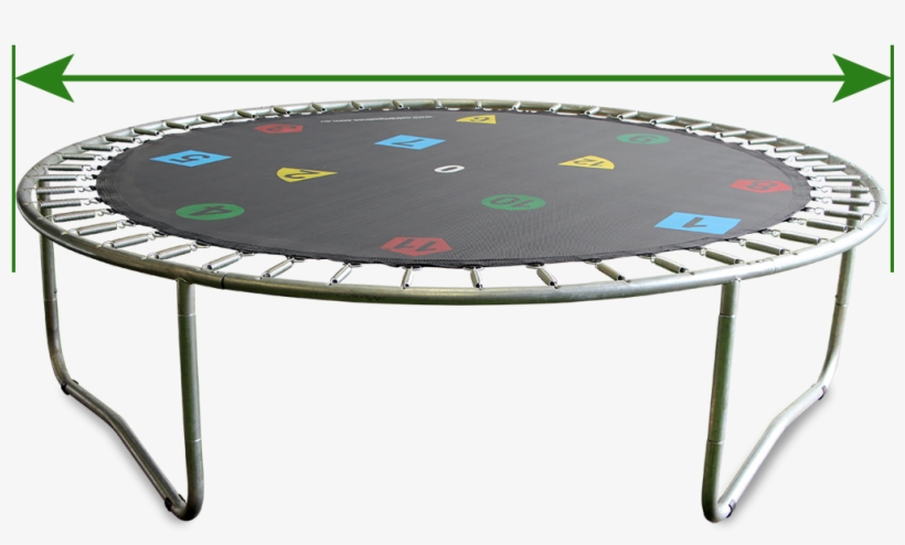 Take Measurement From The Outer Edge Of The Frame - Trampolining, transparent png download