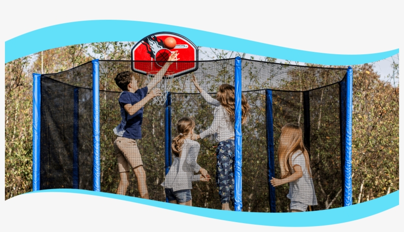 1trampoline Games - Net, transparent png download