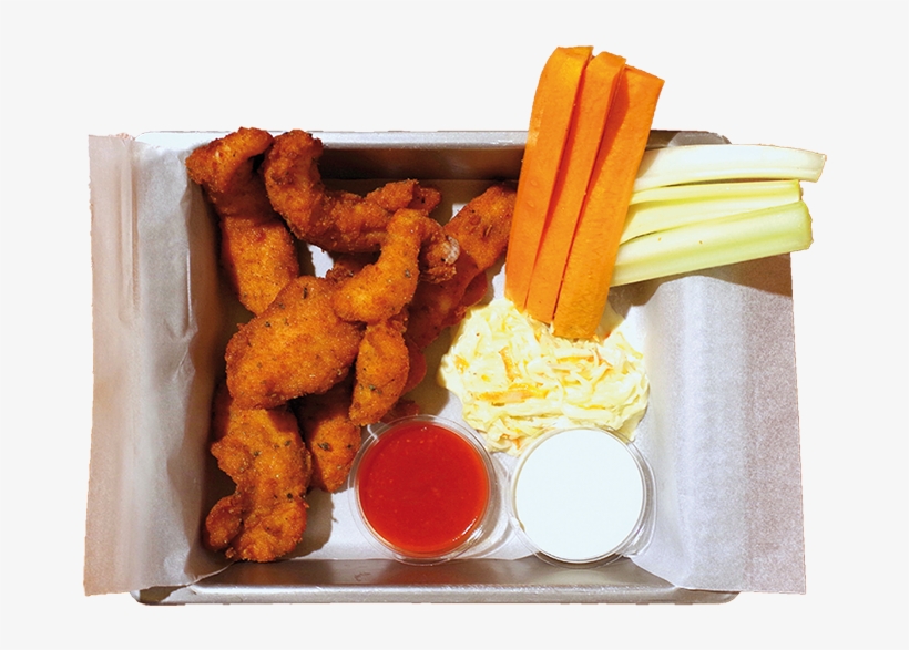 Buffalo Chicken Breast Stripes - Kids' Meal, transparent png download