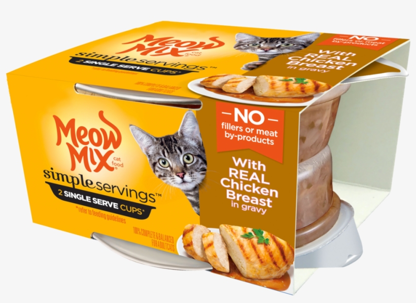 Meow Mix Single Servings, transparent png download