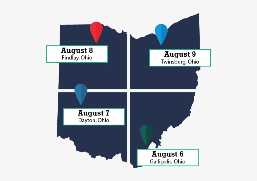 Featuring Keynote Speaker Sam Quinones, The Author - Election Map Of Ohio, transparent png download