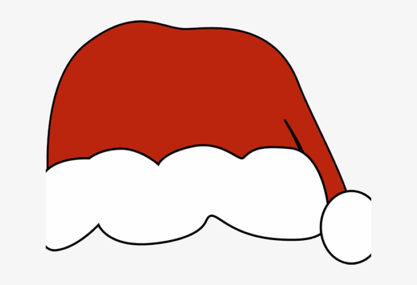 Santa Hat Clipart Coat - Santa Hat Clip Art, transparent png download