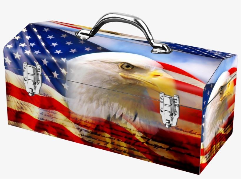 Load Image Into Gallery Viewer, American Flag Eagle - Bald Eagle With American Flag, transparent png download