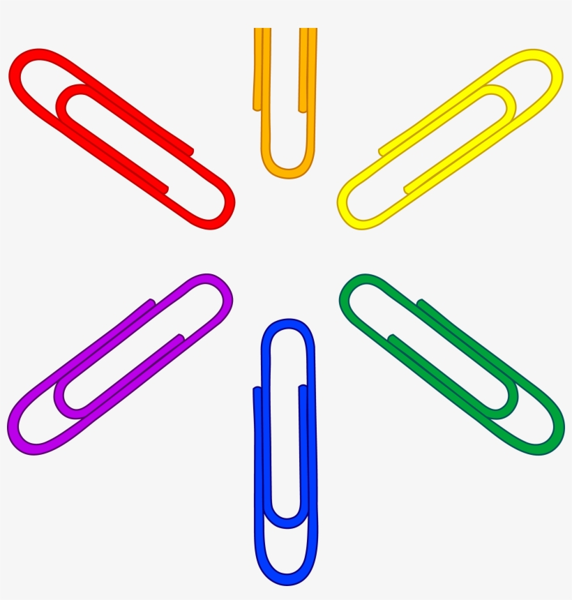 Http - //expol1 - Sklep - Pl/wp Clip - Transparent Colored Paper Clip, transparent png download
