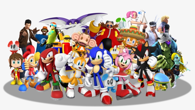 Sonic Racing Group - Sonic Sega All Star Racing, transparent png download