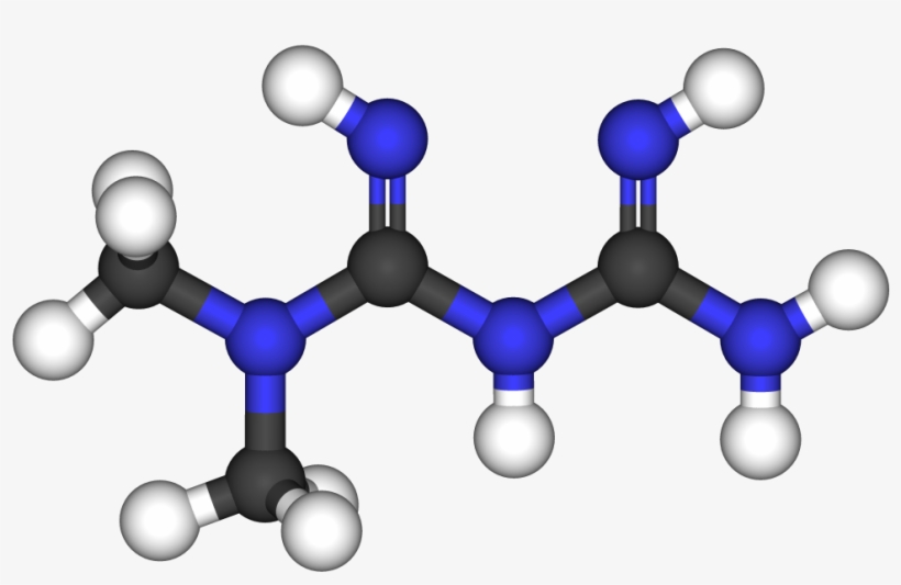 File - Metformin3d - Oxalate Ion In Guava, transparent png download