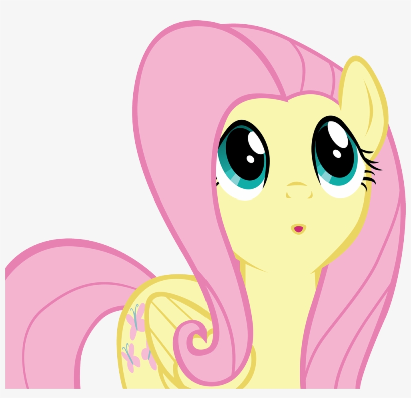 Fluttershy, Reaction Image, Safe, Simple Background, - Transparent Png My Little Pony, transparent png download