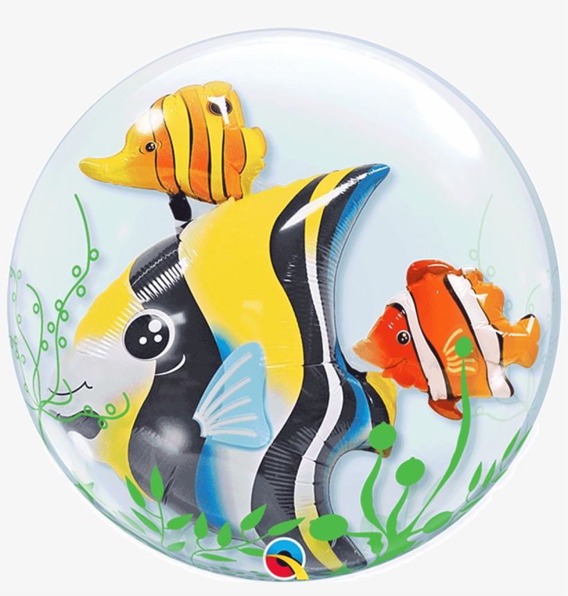 Party Supplies, Balloons, Fancy Dress Costumes - Qualatex Double Bubble Balloon, transparent png download