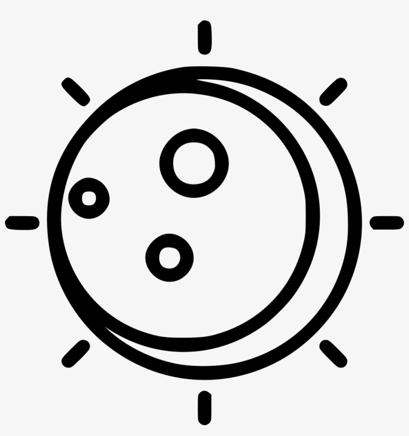 Solar Eclipse Sun Moon Comments - Astral Icon, transparent png download