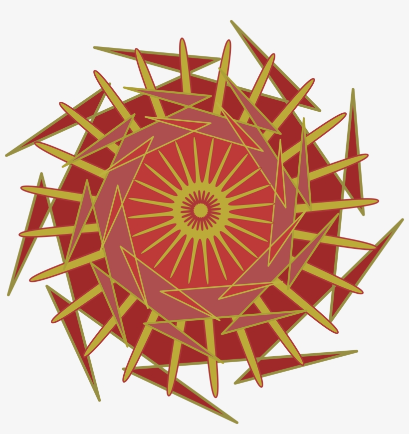 Big Image - Mandala Fireball, transparent png download