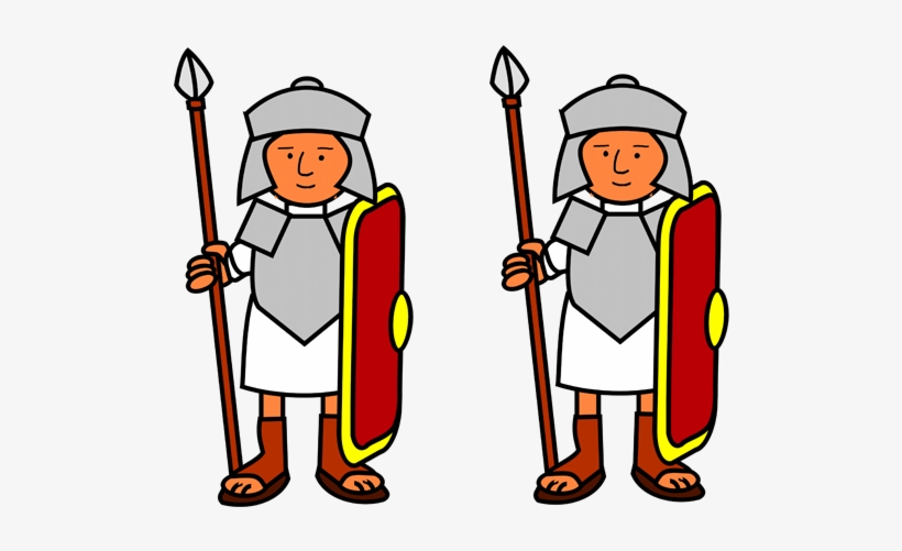 Bible Clipart Soldier - Roman Soldier Clip Art, transparent png download