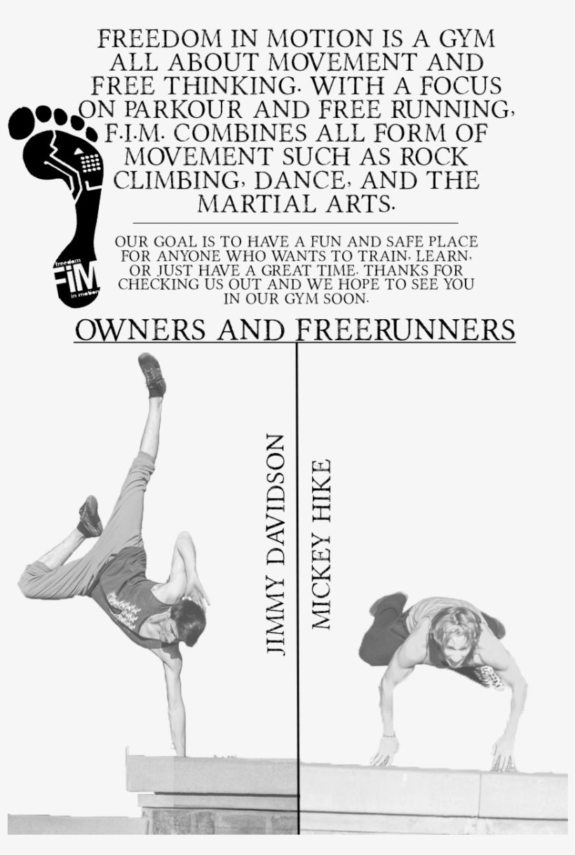 Freedom In Motion Parkour Gym In Murrieta, Ca - Poster, transparent png download