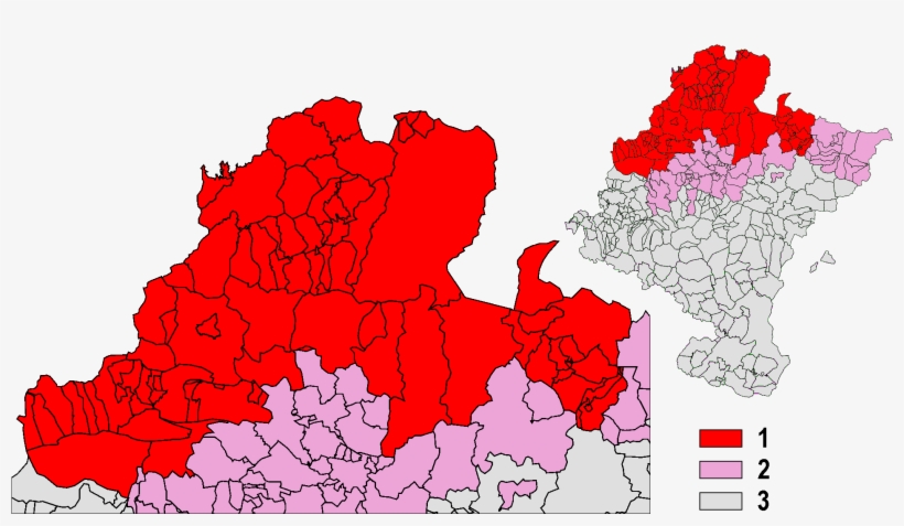 Nafarroa Basque Speaking Area - Mapa De Navarra, transparent png download