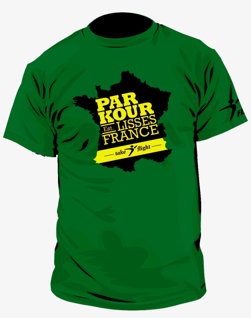 Lisses France Parkour Tee - Black Ben Davis Shirt, transparent png download