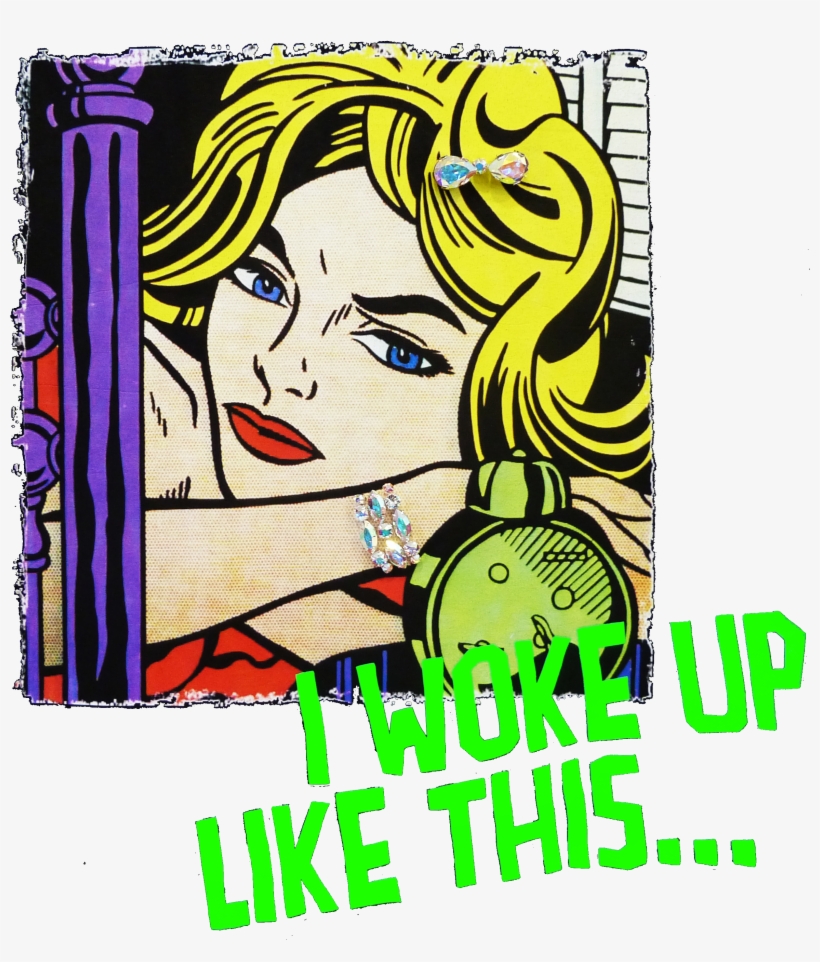 Gia Mavro Me Prasina - Blonde Waiting Roy Lichtenstein, transparent png download