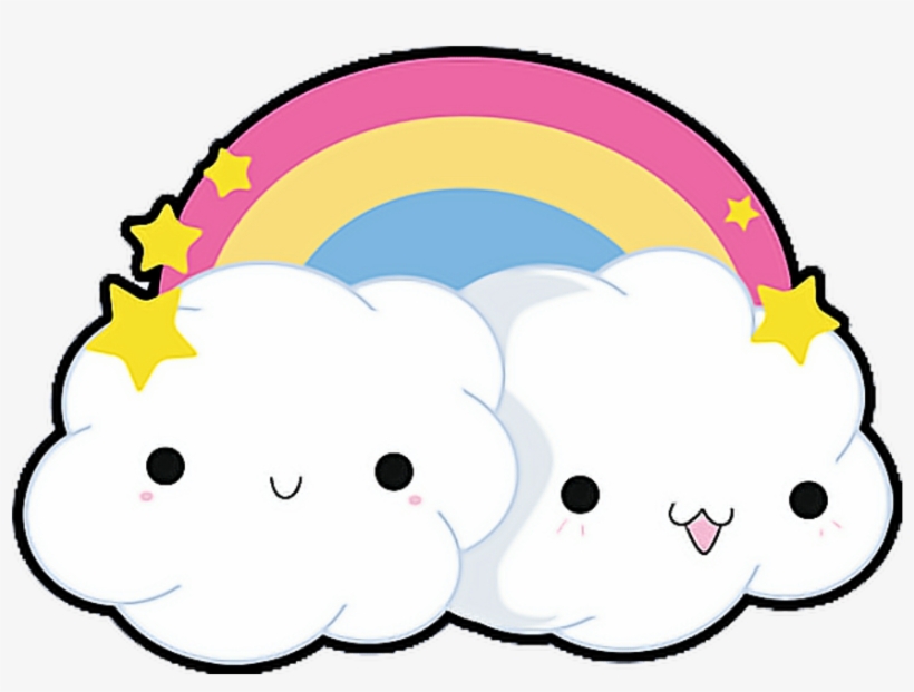 Nubes Kawaii, transparent png download