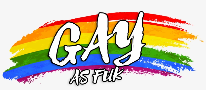 Gay As Fuck Shop Online Gay As Fuck Shop Online - Pride Flag Brush Strokes, transparent png download