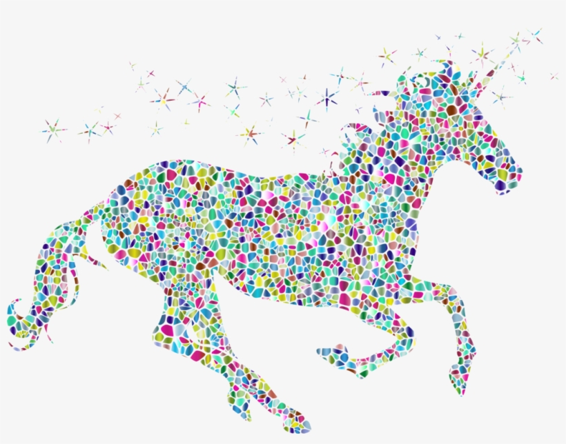 Horse Unicorn Horn Legendary Creature - Rainbow Unicorn No Background, transparent png download