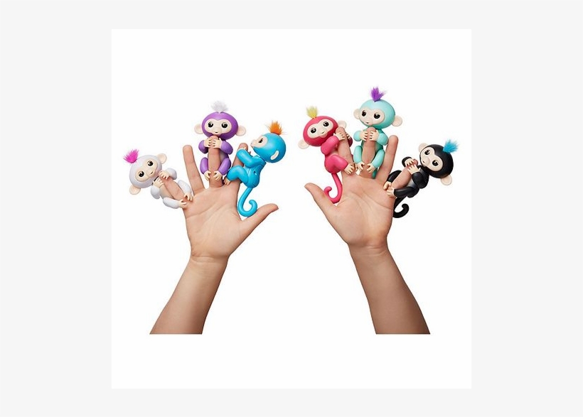 New Finger Cute Toy Baby Monkey Electronic Interactive - Fingerlings Toy, transparent png download
