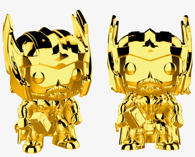 Marvel Studios - Gold Thor Funko Pop, transparent png download