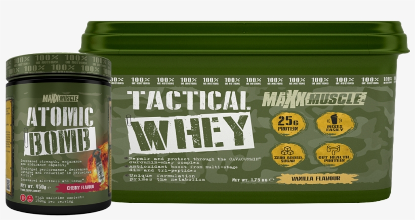 Atomic Bomb Plus Tactical Whey - Reptile, transparent png download