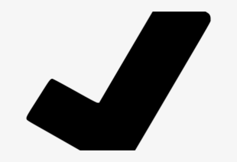 Black Checkmark - Chair, transparent png download
