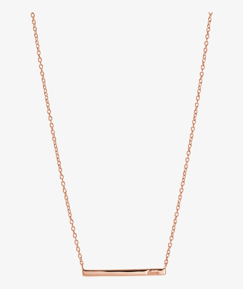 Love Bar Necklace - Necklace, transparent png download