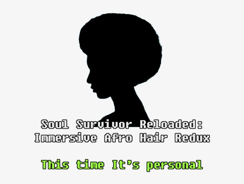 Want More Afro-ish Hair Styles Check Out Curly Hair - Silhouette, transparent png download