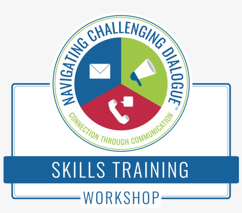Navigating Challenging Dialogue Skills Training With - Circle, transparent png download