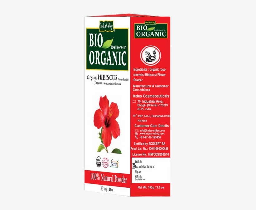 Bio Organic Hibiscus Flower - Chinese Hibiscus, transparent png download