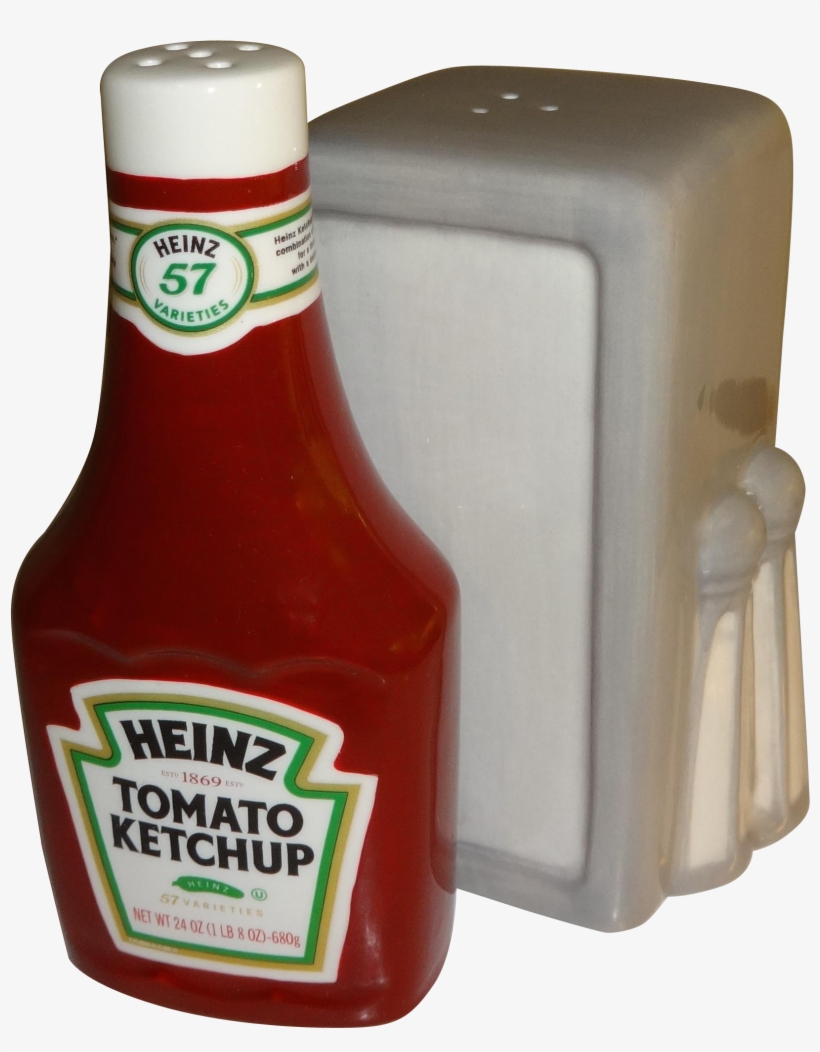 Advertising Heinz Ketchup Napkin Holder Shakers - Heinz Ketchup, transparent png download