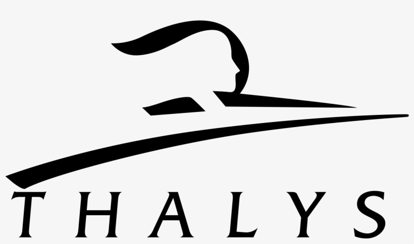 Thalys Logo Black And Ahite - Thalys, transparent png download